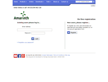 Tablet Screenshot of preview.amarinth.com